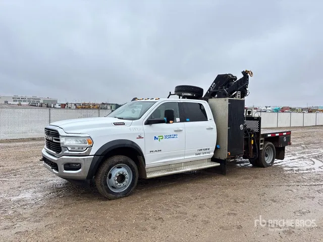 2019 Hiab X-CLX078ES-4 2800 kg Knuckle Boom on 2019 Ram 5500 SLT 4x4 Crew Cab Boom Truck