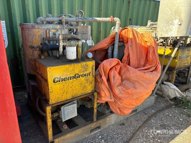 ChemGrout CG600 Skid-Mounted Collodial Mortar and Grout Mixer