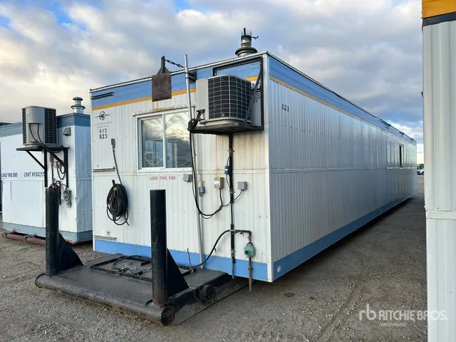 2005 Shanco 60 ft x 12 ft Skid-Mounted Mobile Office