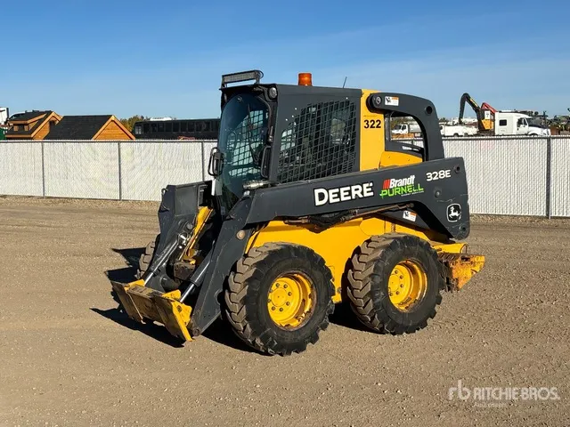 2016 John Deere 328E Two-Speed Skid Steer Loader