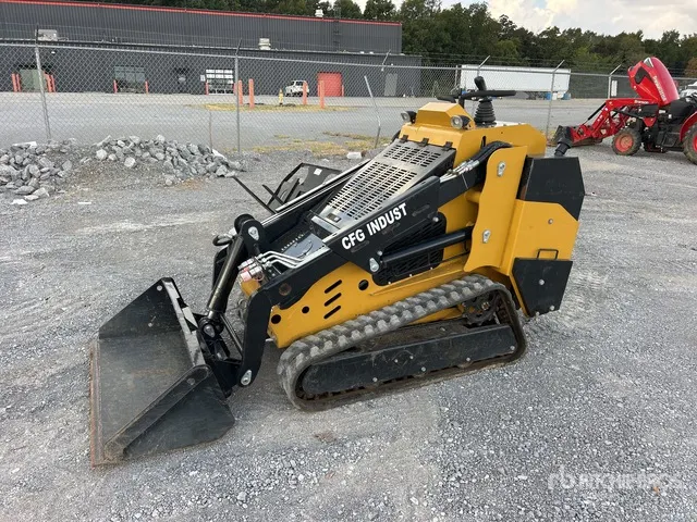 2025 CFG Industrial KKTA27 Mini Pallet forks, trencher & bucket Compact Track Loader