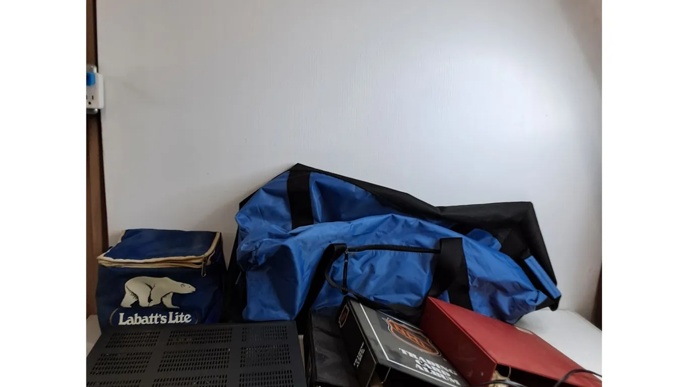Cooler Bag, (3) Binders, Misc