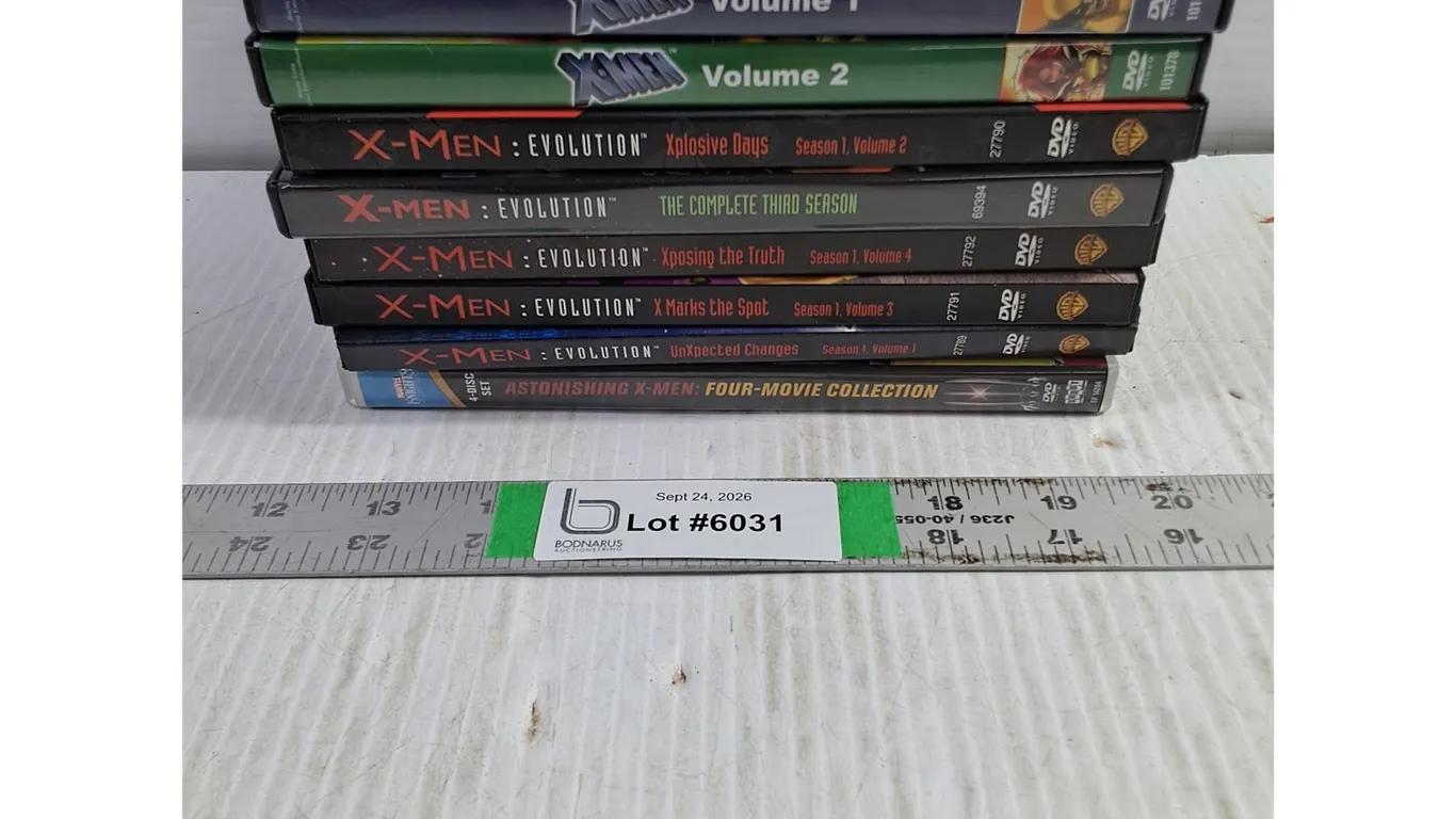 (8) DVD's Featuring X-Men