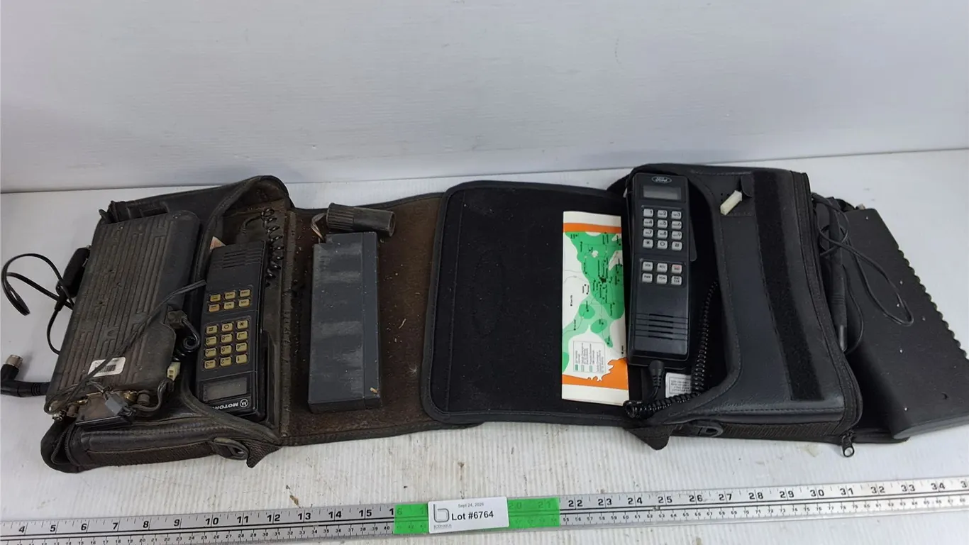 Vintage Portable Phones - Ford & Motorola, As Is