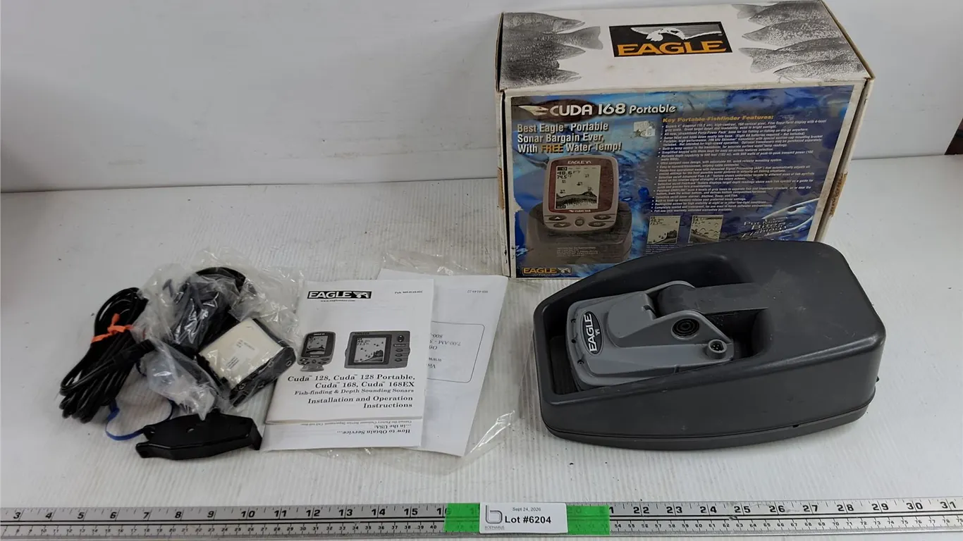 Cuda 168 Portable Best Eagle Sonar Fish Finder - As Is