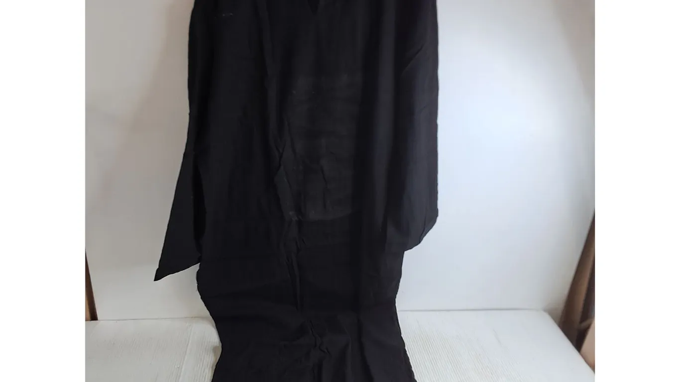 3XL Full Length Black Robe