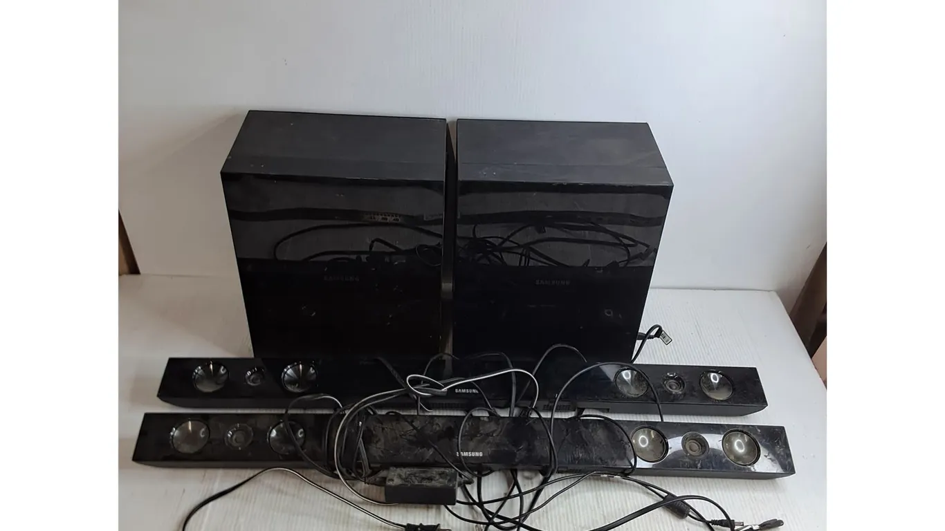 (2) Samsung Soundbar(36")/Subwoofer Sets w/Cords, Untested - Cannot Ship