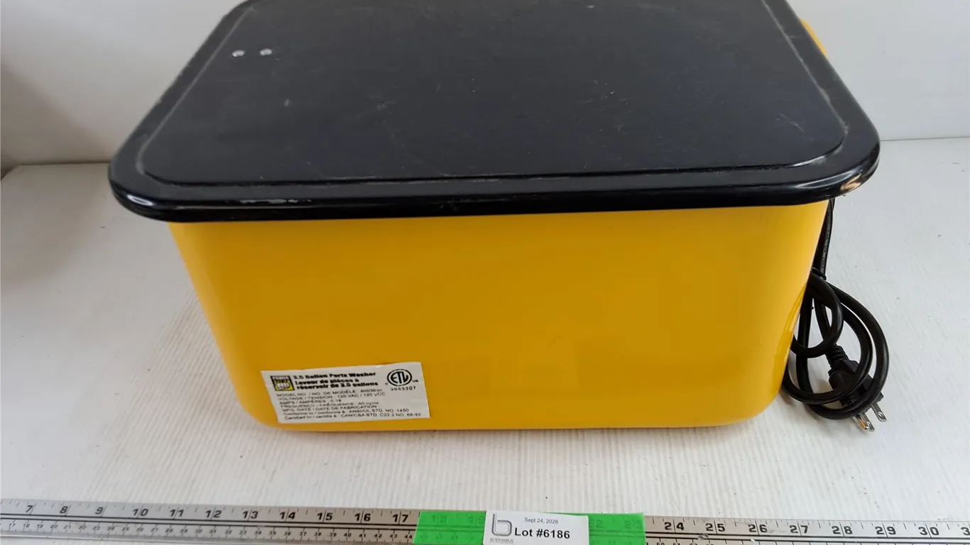 Power Fist 3.5 Gal Parts Washer - As Is, Pickup Only