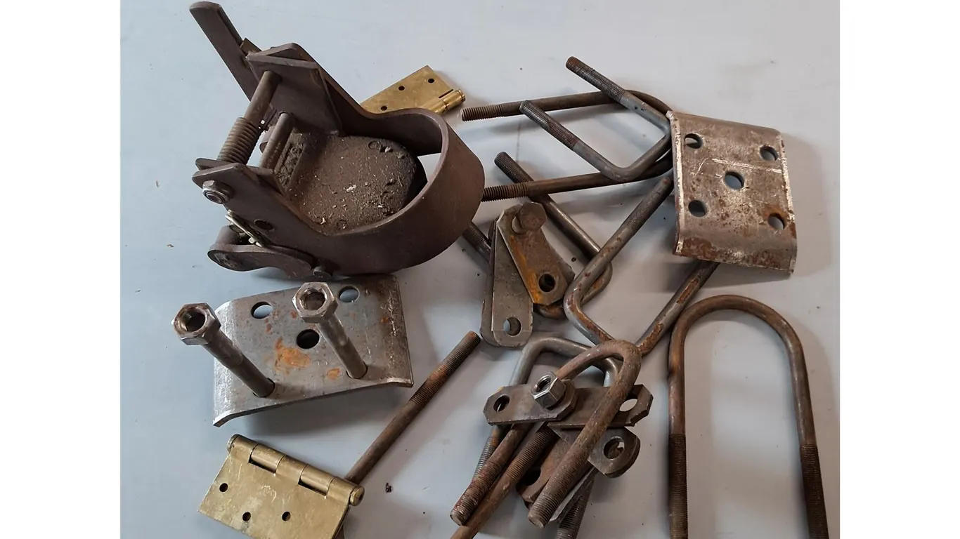 Hinges, U Brackets, Assorted Hardware