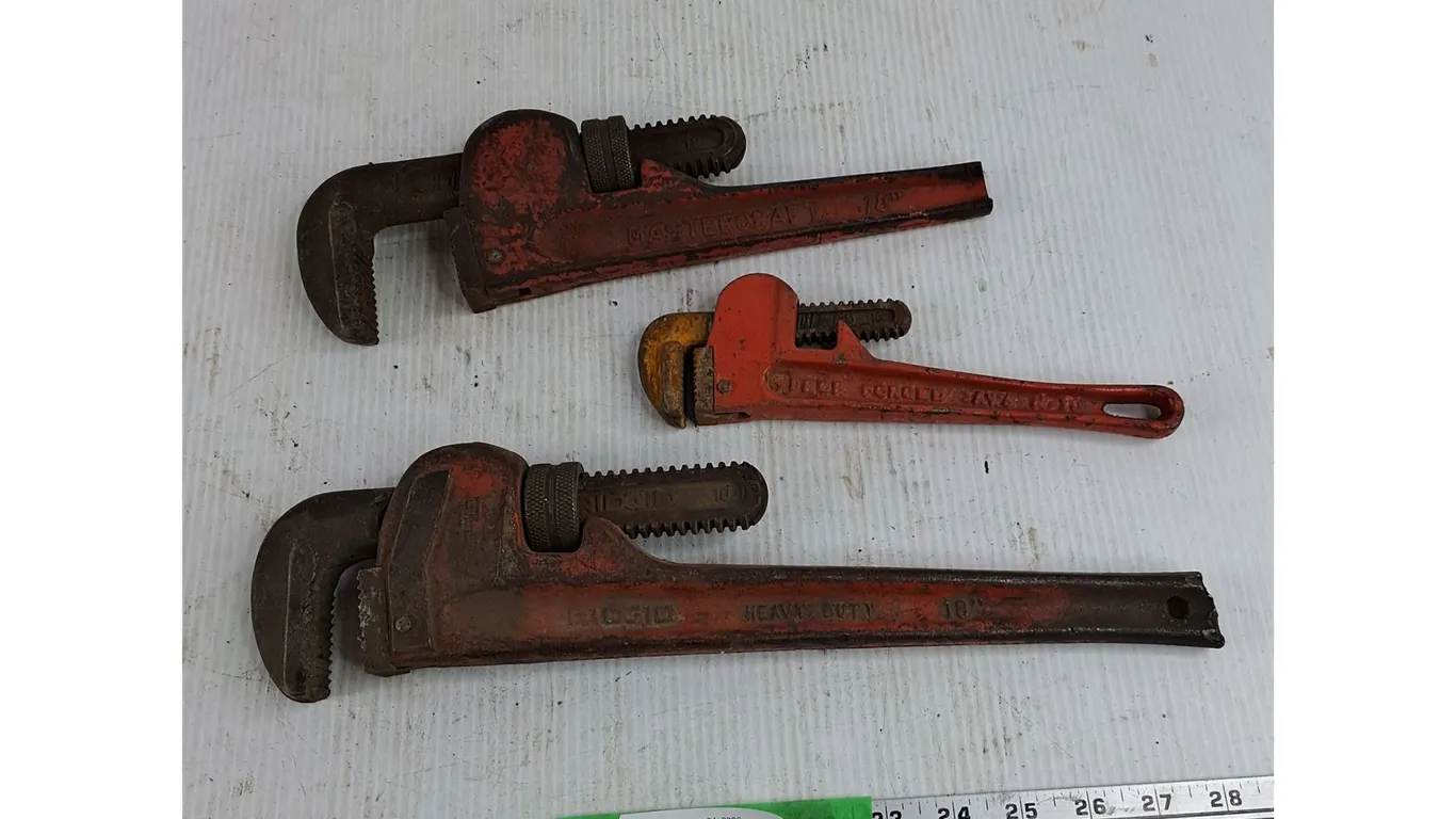 Assorted Pipe Wrenches