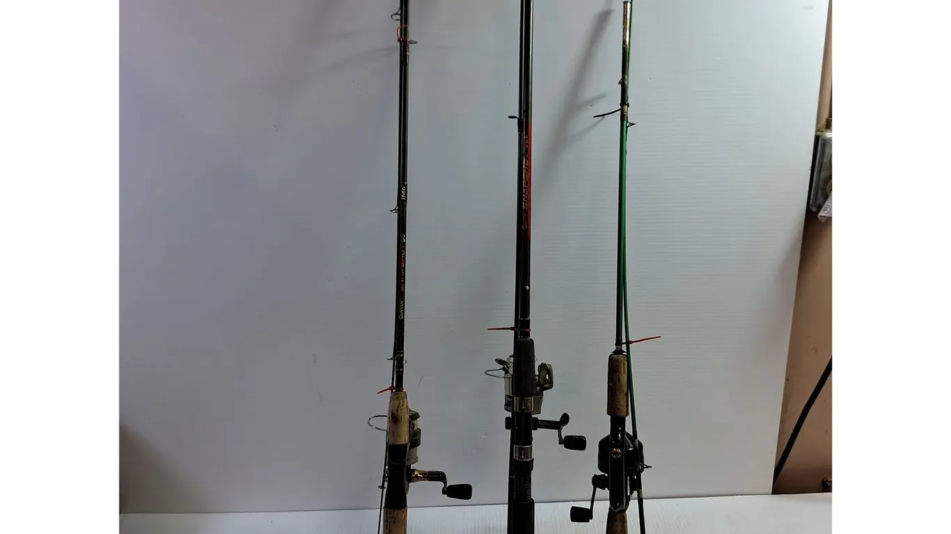 (3) Fishing Rod & Reel Combos - Quantum, Shakespeare, Silstar - Spinning & Spincast, Pickup Only