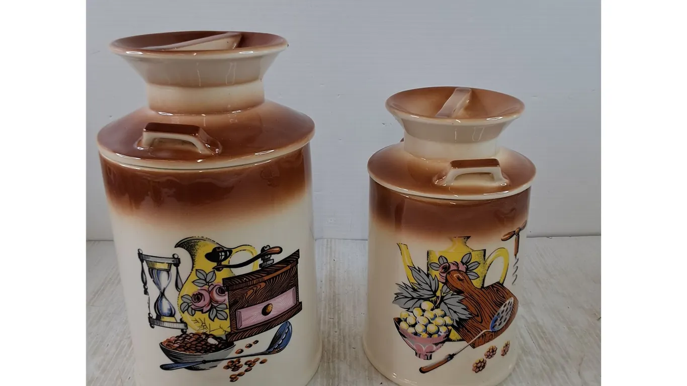 Vintage Decorative Milk Jugs (2)