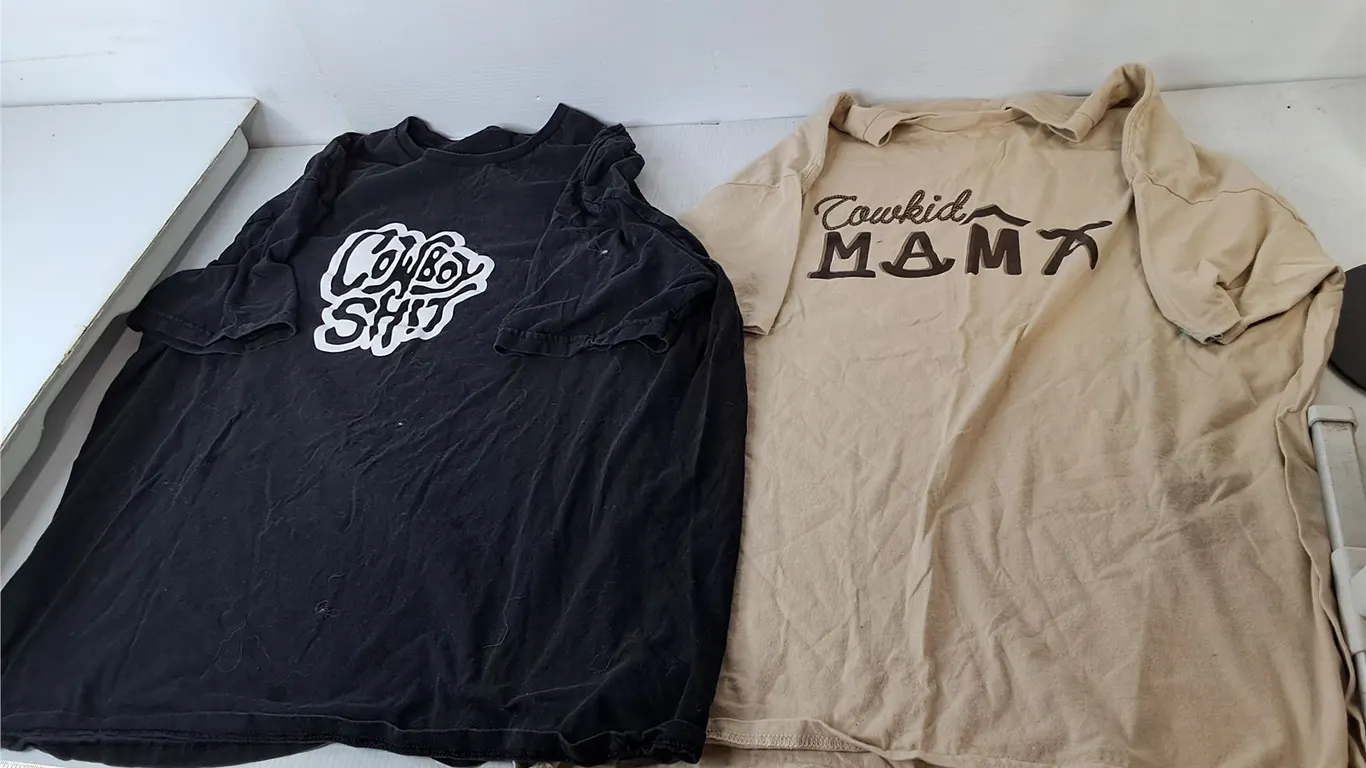 (2) Cowboy Tshirts- Approx. XL
