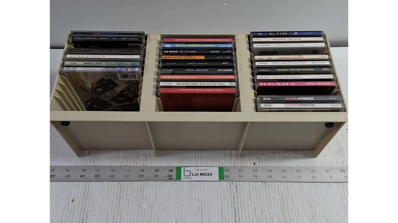 (25) Music Cd's with Holder-Heart,Go-Go's,Cyndi Lauper and more