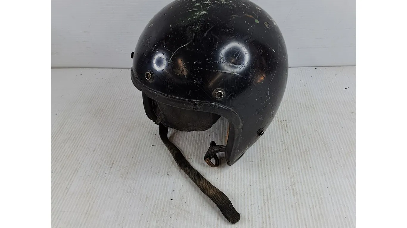 Vintage Motorcycle Helmet