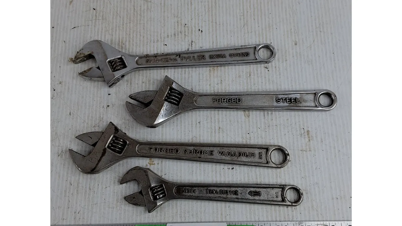 (4) Adjustable Wrenches