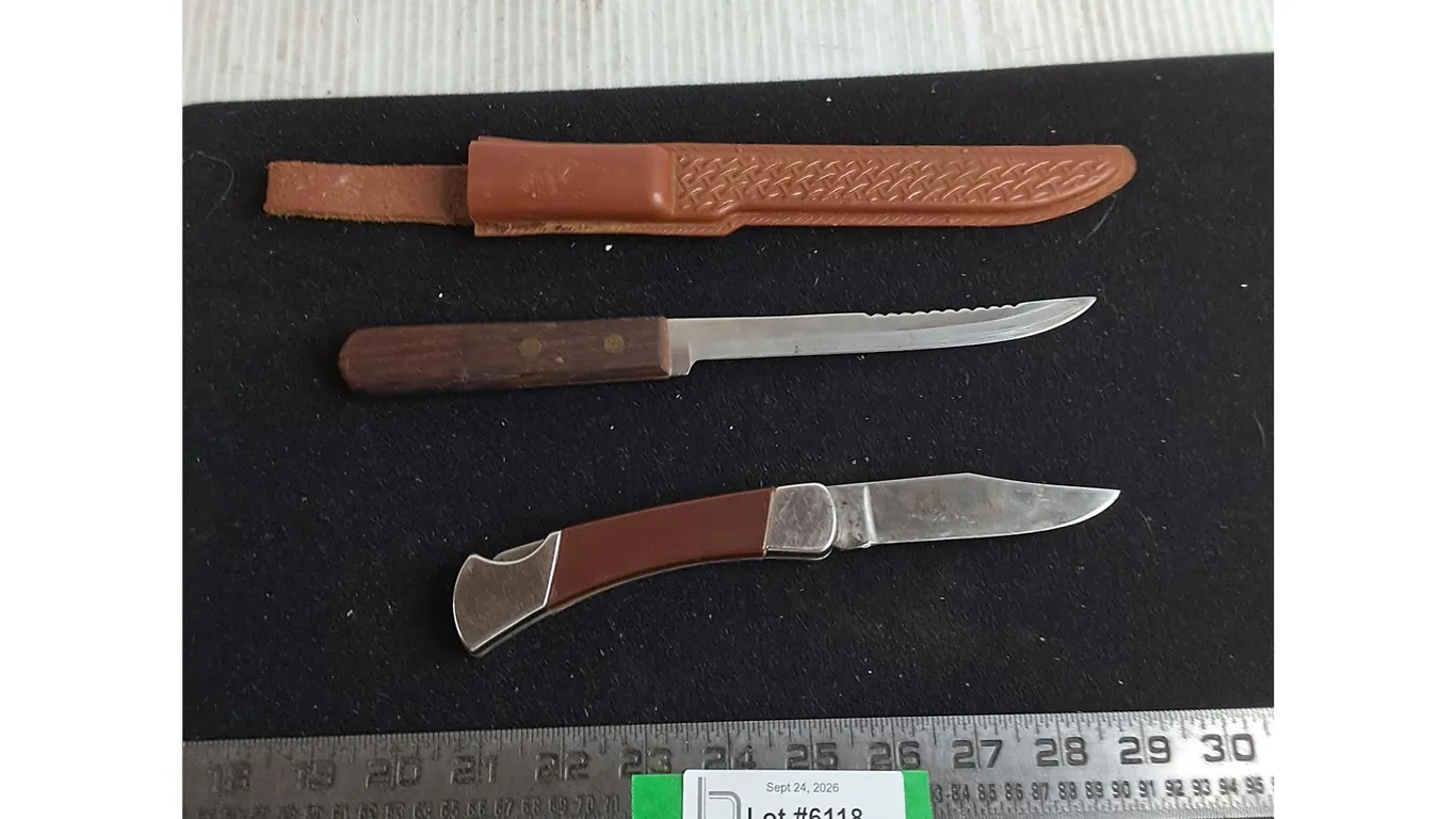Fish Scaler Knife w/Sheath, Jack Knife