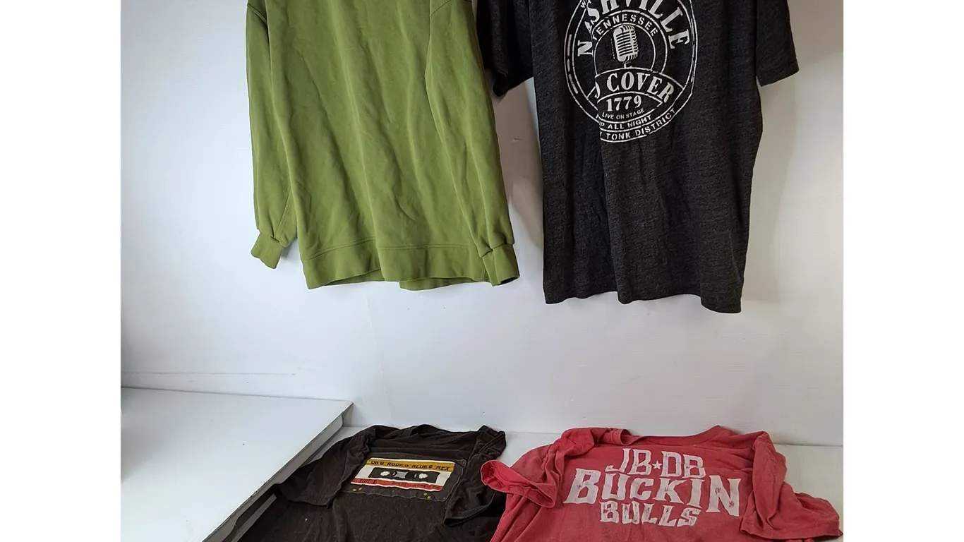 (3) Men's Tshirts & Sweater- Approx. XL