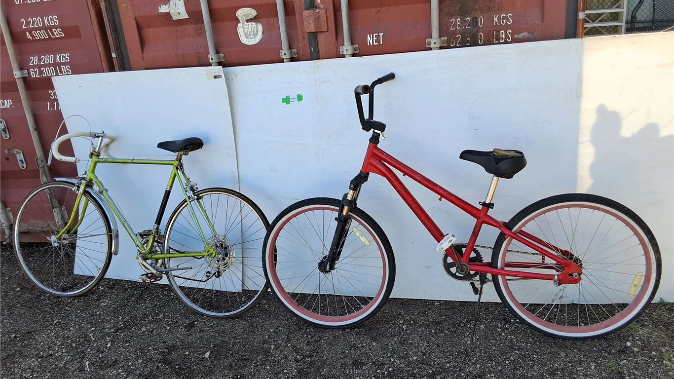 **(2) Adult Bikes Approx. 26" Tires- Both As Is, Can't Ship