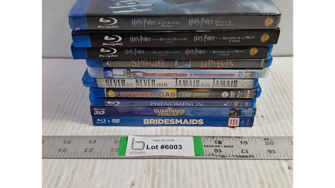 (10) Blu-Ray-Harry Potter,Bridesmaids,Spawn,Phenomenon and more