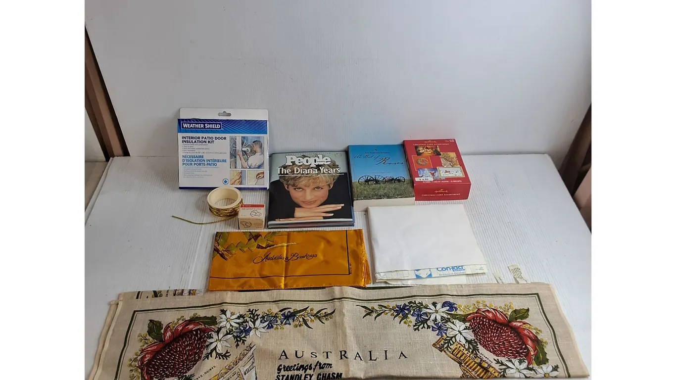 Aussie Table Linens, Books, Weather Shield, Misc.