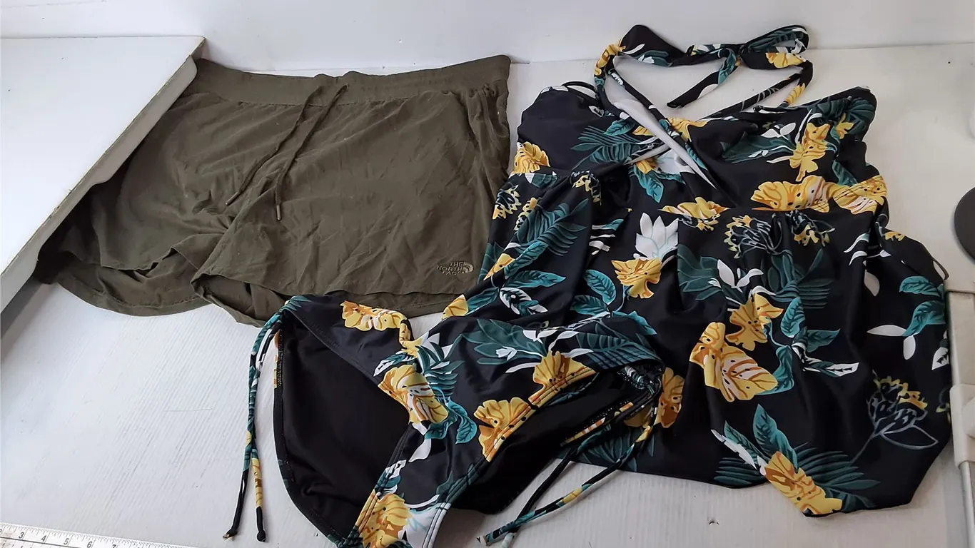 Women's North Face Shorts & Bathing Suit- Both XXL