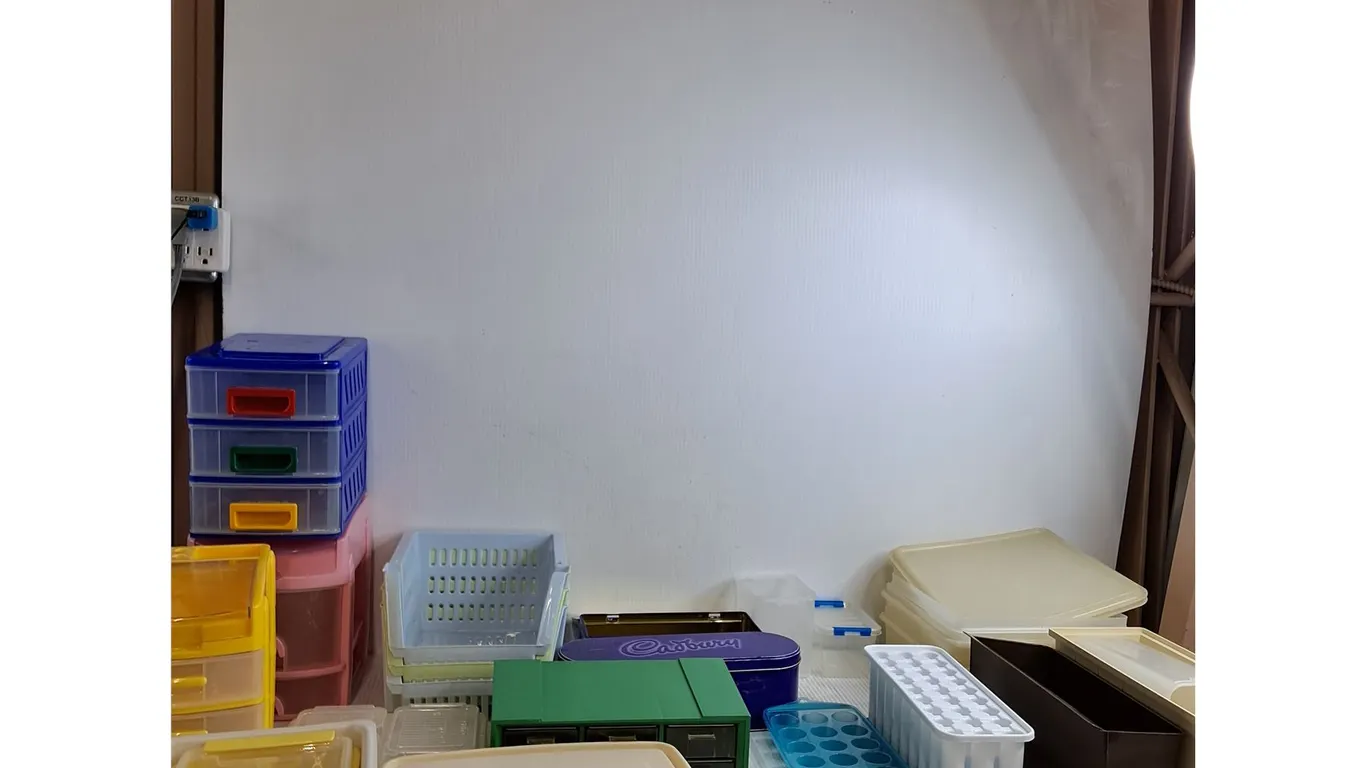 Various Organization Bins, Ice Cube Trays, Tupperware Container, Misc