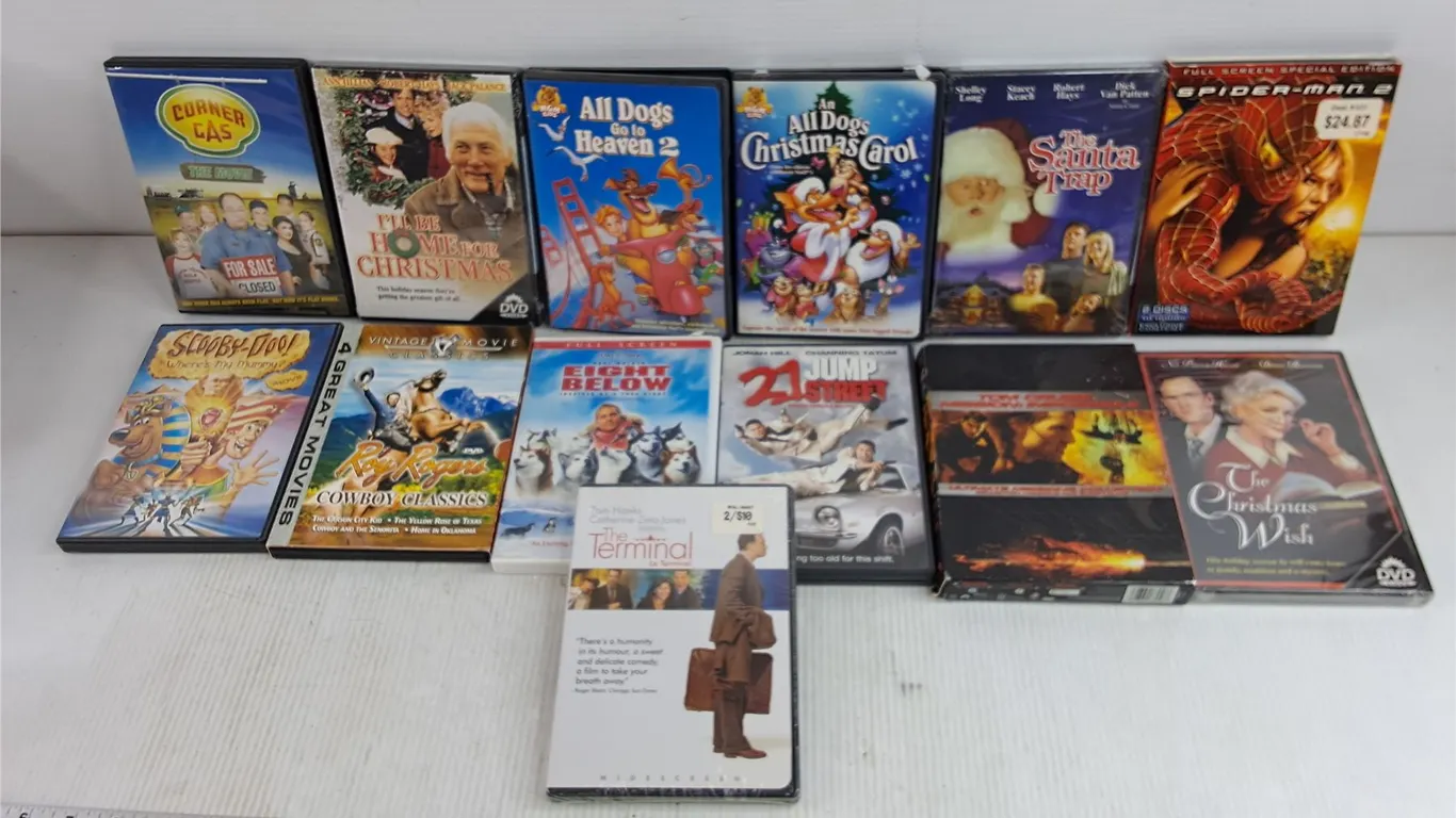 Assorted DVD Movies - 21 Jump Street, Spider Man, Scooby Doo, Misc
