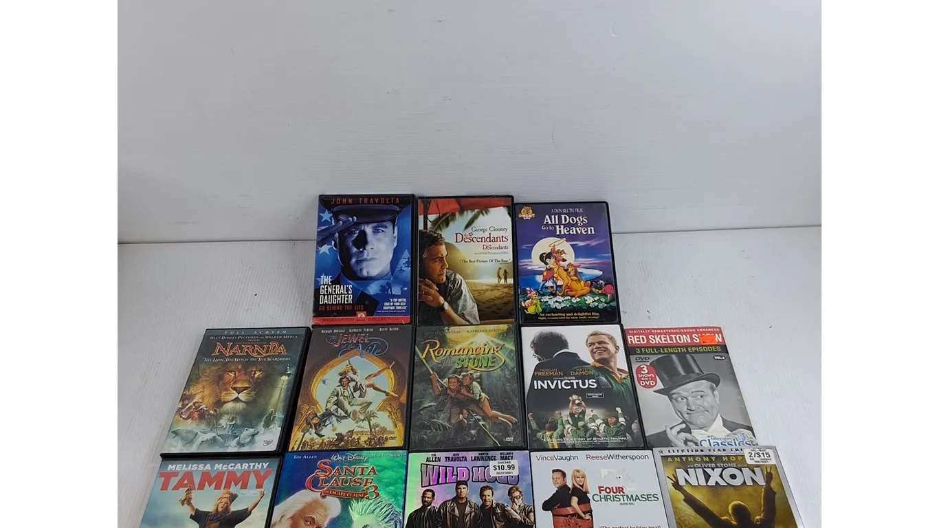 Assorted DVD Movies - Nixon, Santa Clause, The Generals Daughter, Misc