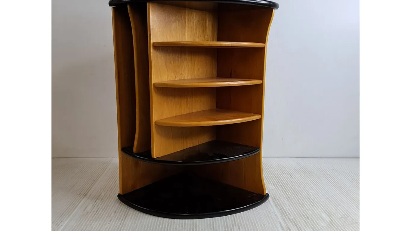 Wooden Corner Shelf 9"x9.5"x17.5"