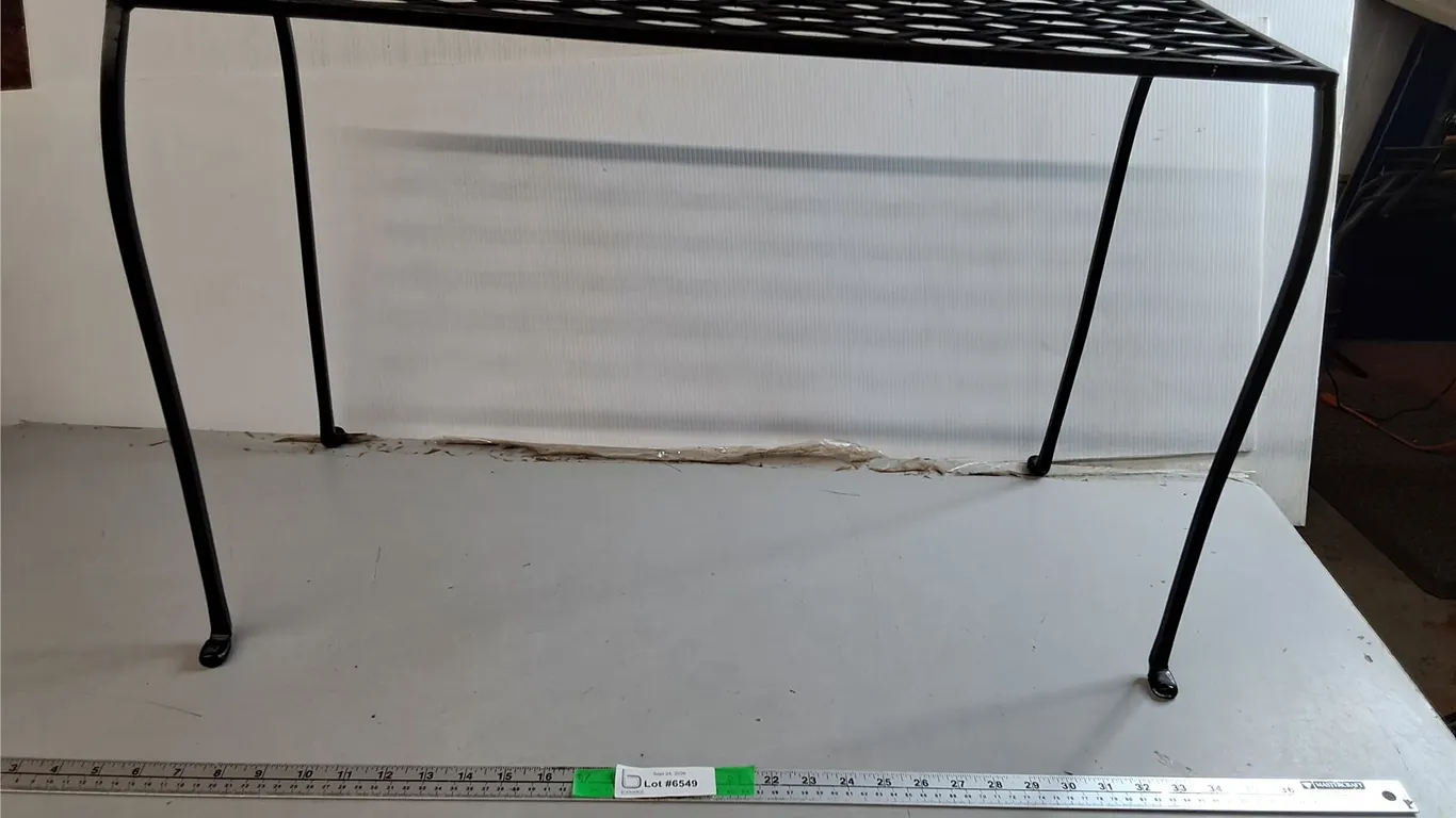 Metal Bench 28" x 10" x 18"- Can't Ship