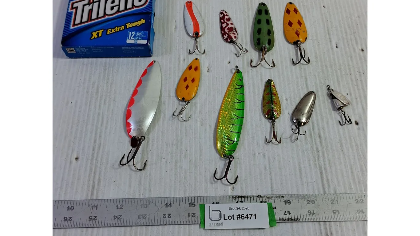 Rapala Fish Filleting Knife, Fishing Spoons, Berkley Fishing Line
