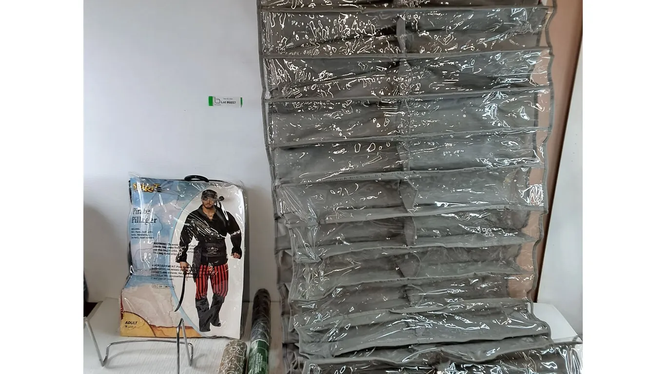 Over-The-Door Hanging Organizer, Spirit Halloween Pirate Pillager Costume, Galvanized Chicken Wire