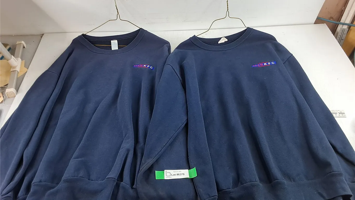 *(2) Team KFC Sweatshirts - Size XL