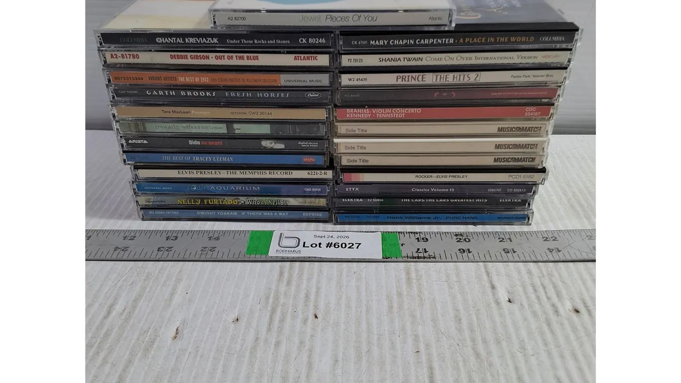 (25) Musc CD's-Elvis,Prince,Dwight Yoakam,Hank Williams Jr. and more