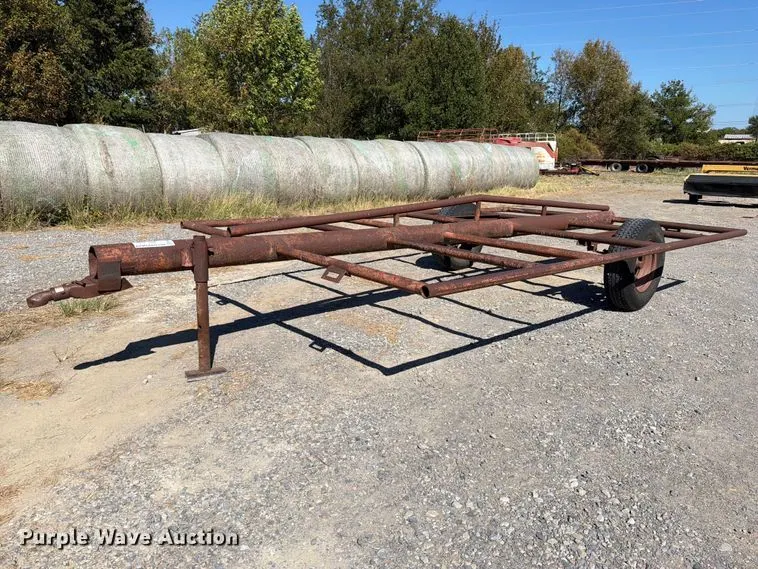 Shop Built hay bale trailer