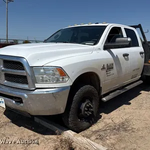 2018 RAM 3500 Crew Cab flatbed pickup truck