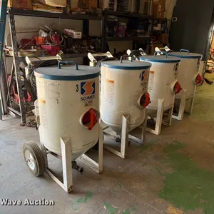(4) Schmidt 6.5 C.F. sand blasting pots
