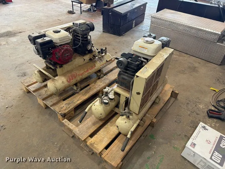 (2) Ingersoll Rand air compressors