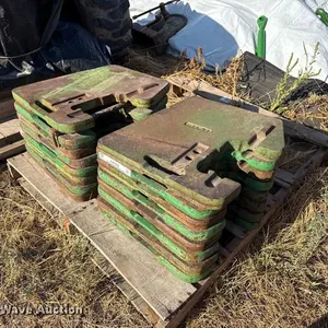 (16) John Deere suitcase weights