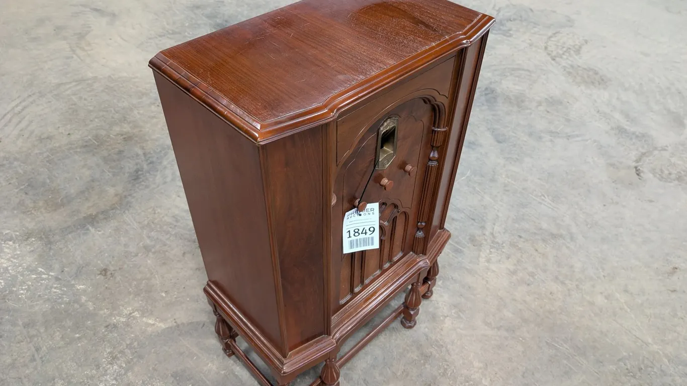 Vintage General Electric Radio Cabinet