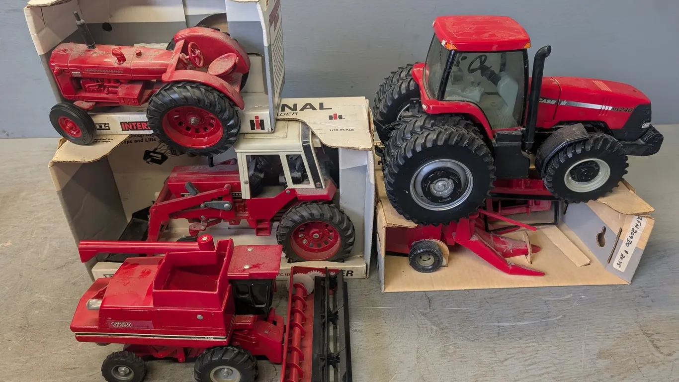 (5) Assorted Collectible Tractor Cast and Plastic