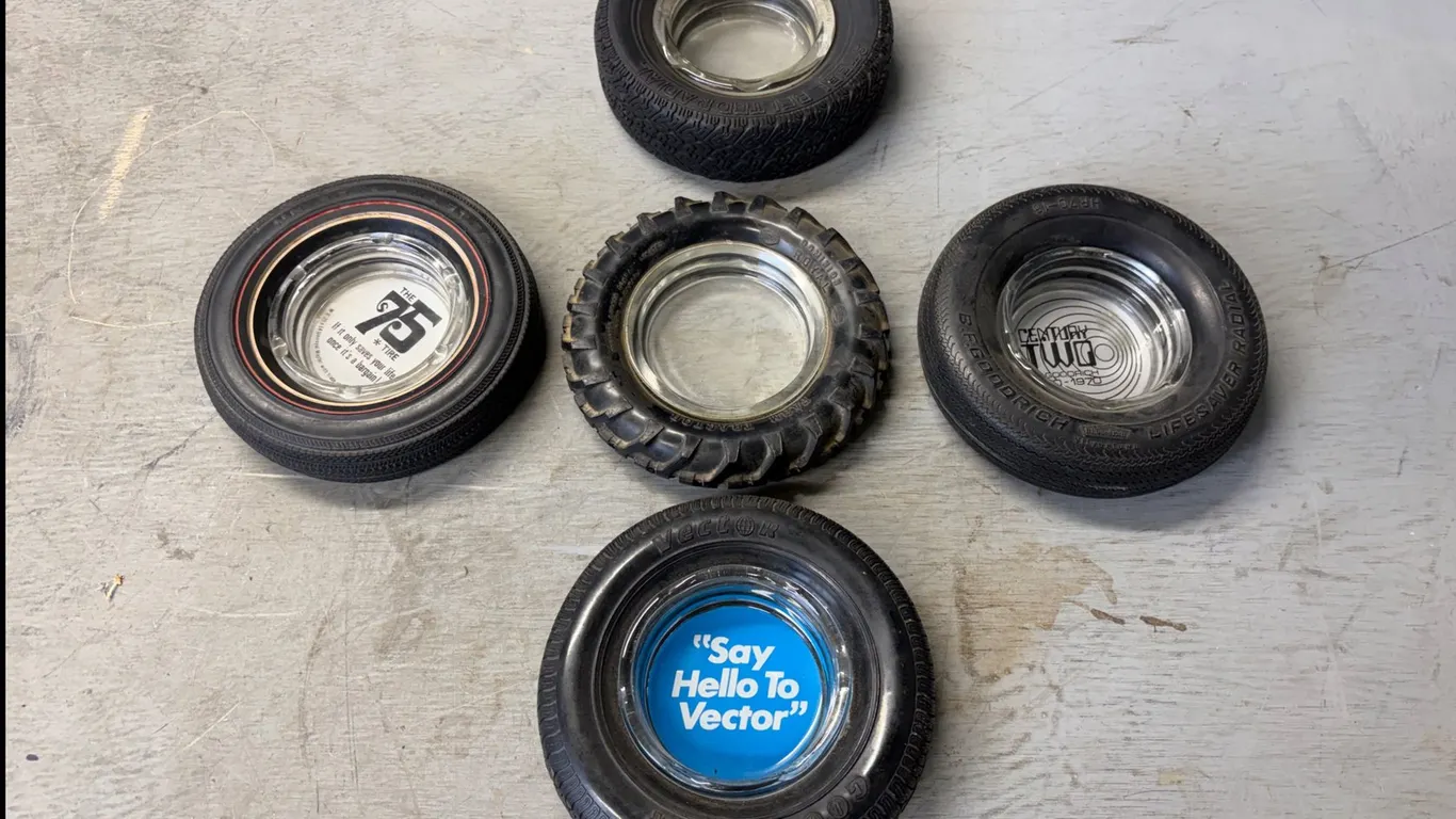 Assorted Vintage Tire Ashtrays