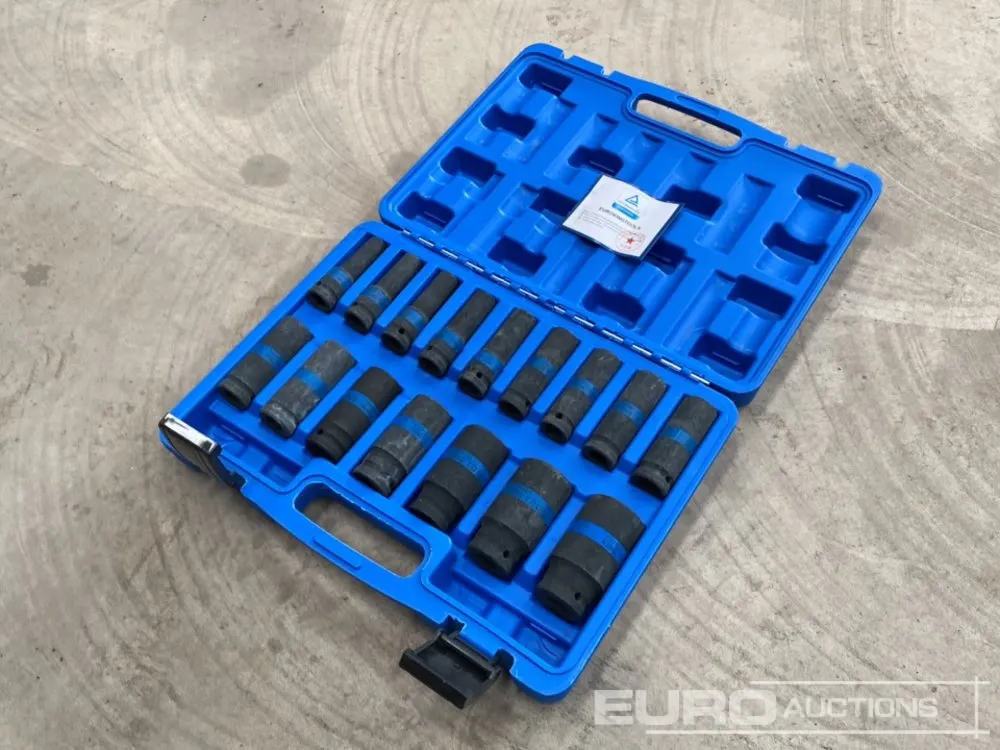 Unused 17pc 1/2" Deep Impact Socket Set