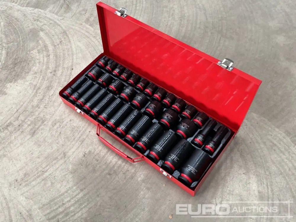 Unused Pro-Workzeuge 36pc 1/2" Impact Socket Set