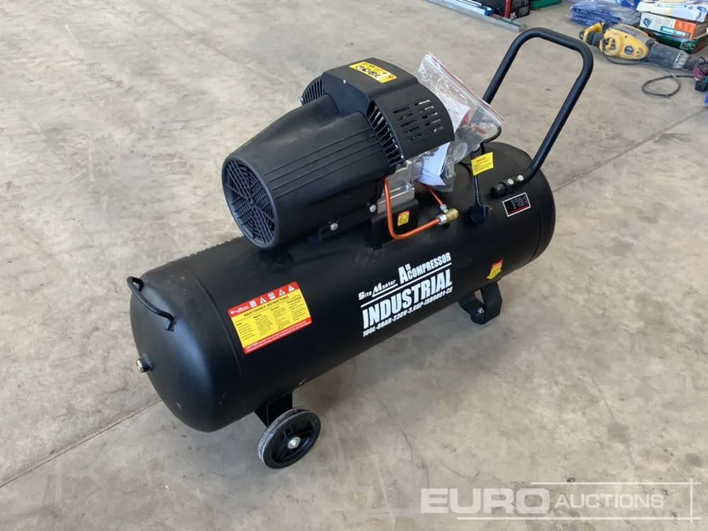 Unused Site master 240 Volt, 100L Garage Compressor