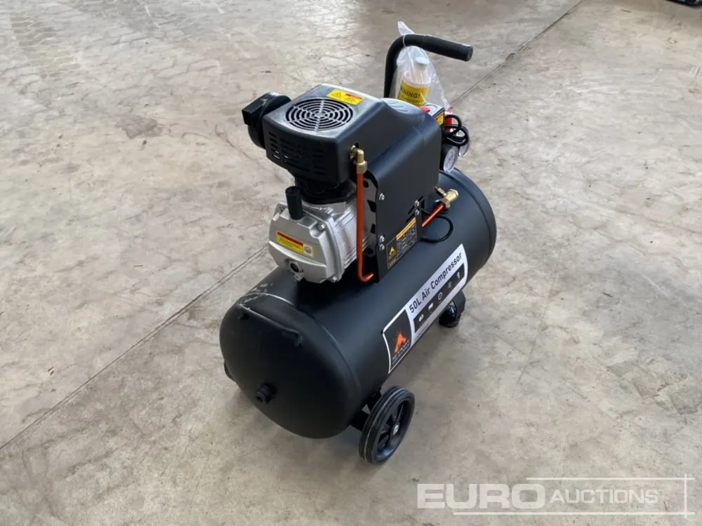Unused Site master 240 Volt, 50L Portable Garage Compressor