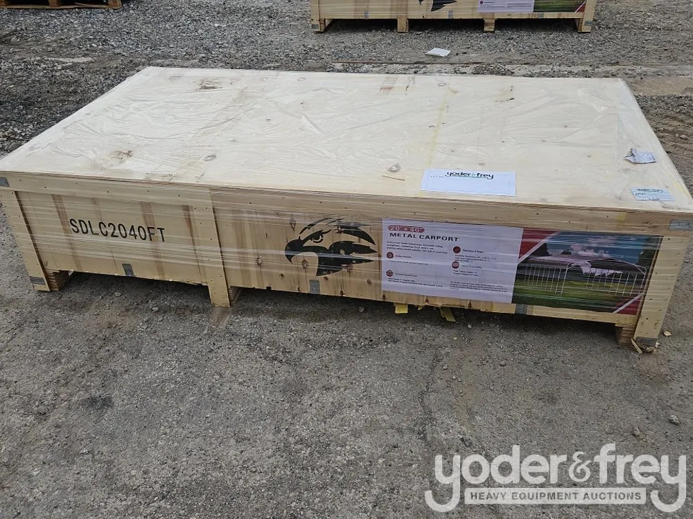 Unused SDLANCH 20' X 40' All-Steel Carport