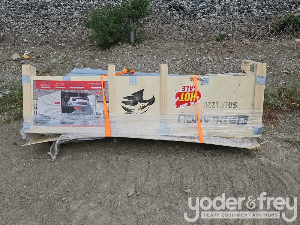 Unused SDLANCH Compact Metal Carport Shelter (Damaged)