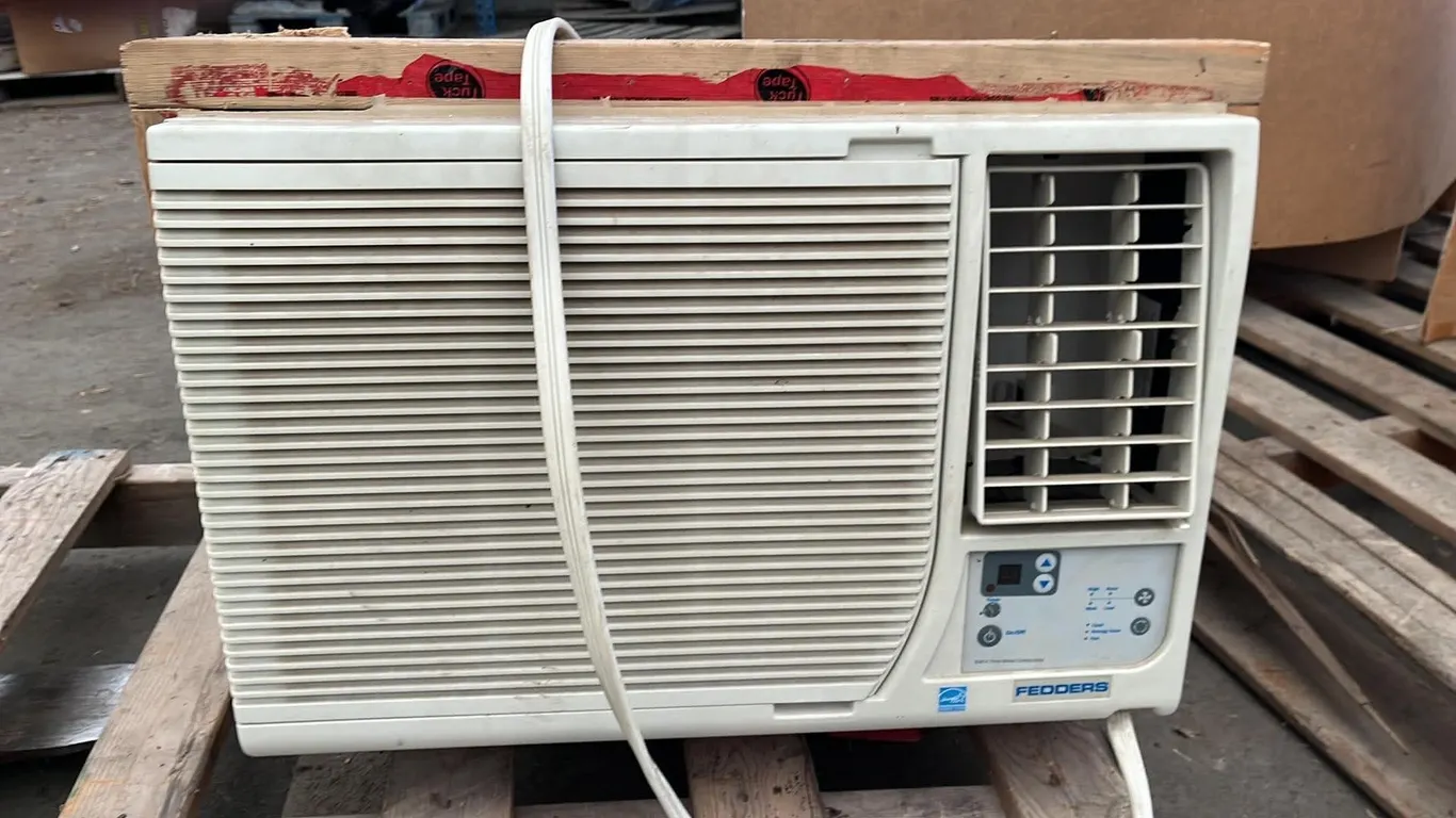 OFFSITE - FEDDERS Air Conditioner, 16” tall, 23 5/9” wide and 21 3/4” deep, was working when removed.
